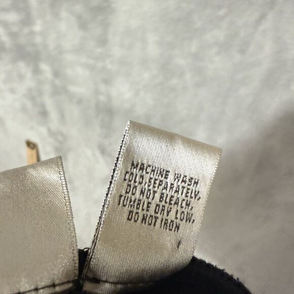 Chicos Travelers Women 3 Size XL Pants Black Pull On Wide Leg Comfort Crop - Picture 8 of 8